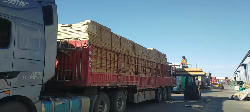 醫(yī)用門(mén)出口外蒙 森森醫(yī)院門(mén)卡車(chē)二連浩特卸貨